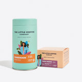 Coffee Bundle: 1 single origin coffee tin (250g) and 1 pack of 10 home compostable coffee pods (50g)